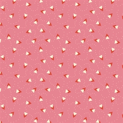 EQP Patchworkstof - Paper airplanes - Bubblegum